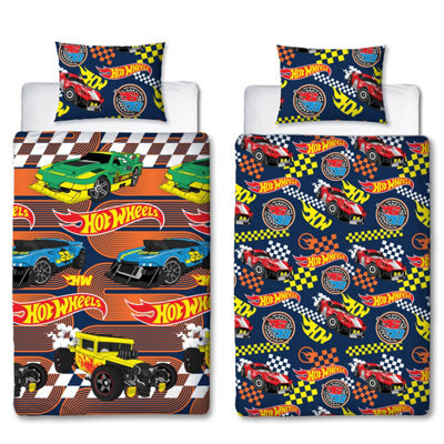 Hot Wheels Racer Single Duvet Cover And Pillowcase Set - image 1