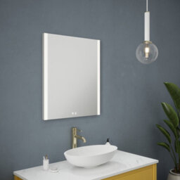 FNX Bathrooms Windsor 800X600mm Led Bathroom Mirror With Bluetooth, Demister & Tunable White - Portrait - thumbnail 3