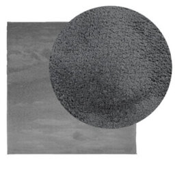 Walplus Rug Oviedo Short Pile Anthracite 240X240 Cm - thumbnail 3