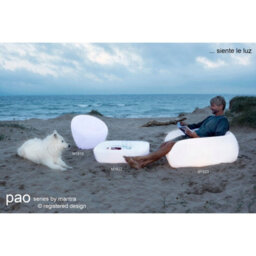 Luminosa Lighting Luminosa Pao Table Rechargeable Led Rgb Outdoor Ip65, Opal White, 3Yrs Warranty Item Weight: 16.3Kg - thumbnail 3