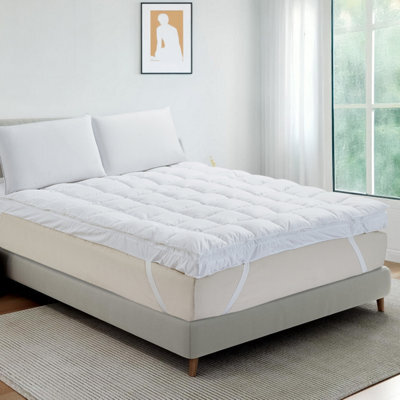 Belofay Dual Layer Mattress Topper ,14Cm Extra Thick Mattress Topper With 100% Polyester Filling - image 1