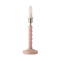 Valuelights Bobble Rose Pink Rechargeable Wooden Table Lamp Base Only - thumbnail 6