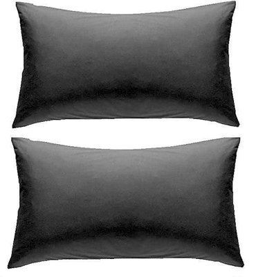Percale Pillowcase Pair In Grey