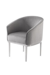 my furniture Grosvenor Armchair - Navy Blue - Brushed Brass - thumbnail 1