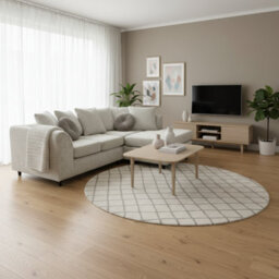 Abakus Direct Jumbo Chenille Corner Sofa In White Right Facing With Plush Chaise Extension - thumbnail 5