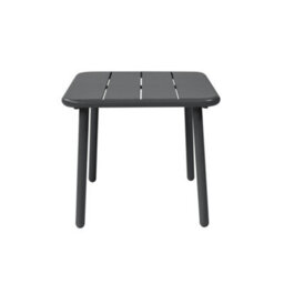Sweeek - Square Steel Garden Coffee Table Anthracite 45X45X40 Cm - Amelia - thumbnail 6