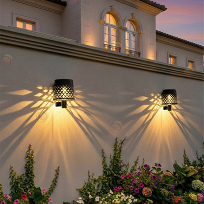 Gardenglow Solar Shadow Wall Light Set Of 2 - image 1