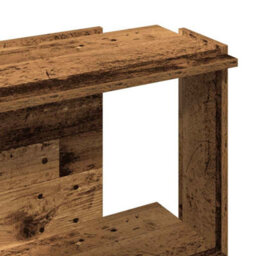 Berkfield Bookcase 3-Tier Old Wood 60X30X80 Cm Engineered Wood - thumbnail 7