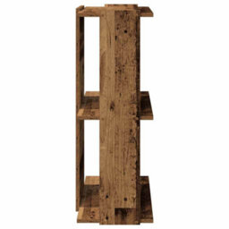 Berkfield Bookcase 3-Tier Old Wood 60X30X80 Cm Engineered Wood - thumbnail 5