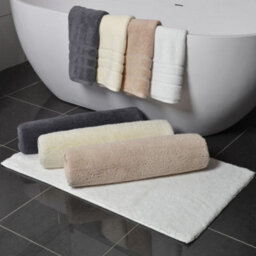 Allure Bath Fashions Hotel Luxury Deep Pile Bath Mat - Cream - thumbnail 2