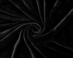 TheWhiteWater Limited Blanket Throw Teddy Bear Flannel Fleece Fluffy Fur Super Soft  King 200 X 240 Cm Black - thumbnail 4