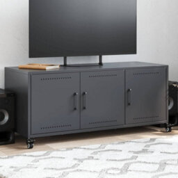 Berkfield Tv Cabinet Anthracite 100.5X39X43.5 Cm Steel