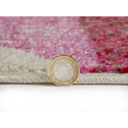 Multi Easy To Clean Geometric Modern Rug For Dining Room-80Cm X 150Cm - thumbnail 4