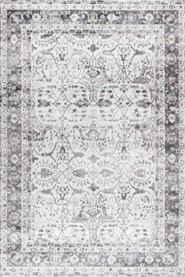 The Rugs Montana Grey Traditional Area Rug And Runner Soft Durable Pet Friendly Easy To Clean Living Room Bedroom 4070Gy - image 1