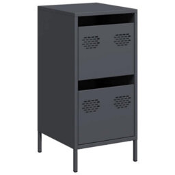 Berkfield Sideboard Anthracite 35X39X73.5 Cm Cold-Rolled Steel - thumbnail 2