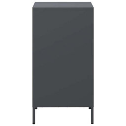 Berkfield Sideboard Anthracite 35X39X73.5 Cm Cold-Rolled Steel - thumbnail 6