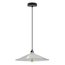 2Pack Cone Lamp Shade Pendant Light Fixtures 22Cm Metal Replacing Hanging Lampshade - thumbnail 1