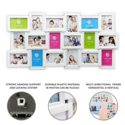 Crystals Multi Photo Frames Home Decor Frames Picture Wall Set Gift Family Love Mr & Mrs - thumbnail 4