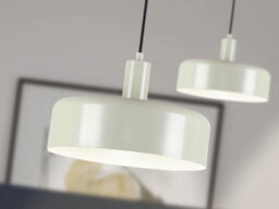 Luminosa Lighting Luminosa Alessia Dome Pendant Ceiling Light Matt Pearl 1Xe27 - Uk Stock - thumbnail 3