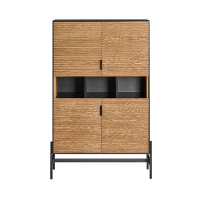 Sobuy Hfsb03-Sch,rattan Sideboard Shoe Storage Cabinet Organiser,black,w83Xd40Xh132 - image 1