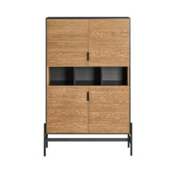 Sobuy Hfsb03-Sch,rattan Sideboard Shoe Storage Cabinet Organiser,black,w83Xd40Xh132 - thumbnail 1