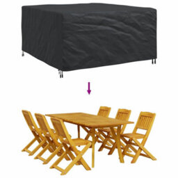 Walplus Outdoor Furniture Cover Black 180 X 190 X 85 Cm 420D - thumbnail 9