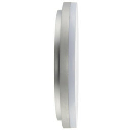 Slim Round Led Flush Ceiling Light 22W Cool White Ip44 Sliver Bathroom Lamp - thumbnail 4