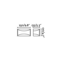 Luminosa Lighting Luminosa Bonn 1 Light Outdoor Wall Light Dark Grey Ip44, E27 - thumbnail 2