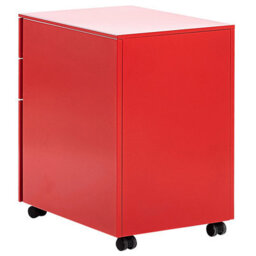 Beliani  Storage Unit Cami Metal Red - thumbnail 6