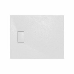 Sundaze Matt Black 1000mm Bi-Fold Door Shower Enclosure With 800mm Side Panel, White Slate Effect Shower Tray & Waste - thumbnail 3