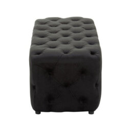 Buttercup Farm Alea Black Velvet Bench - Wood/textile - L45 X W120 X H38 Cm - thumbnail 5