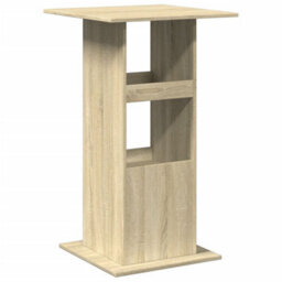 Berkfield Bar Table With Storage Sonoma Oak 60X60X102 Cm Engineered Wood - thumbnail 6