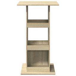Berkfield Bar Table With Storage Sonoma Oak 60X60X102 Cm Engineered Wood - thumbnail 4