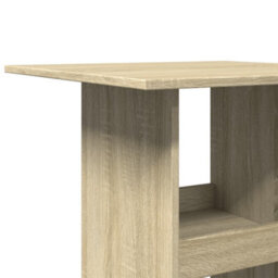 Berkfield Bar Table With Storage Sonoma Oak 60X60X102 Cm Engineered Wood - thumbnail 7