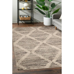Melrose Cio Multi Diamond Natural Textured Coloured Design Medium Indoor Area Rug 120/170Cm - thumbnail 1