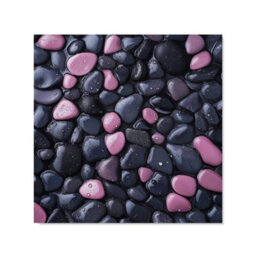 Warren Reed Designer Blush And Charcoal Pebble Mix Kitchen Splashback - thumbnail 2
