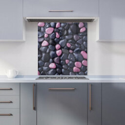 Warren Reed Designer Blush And Charcoal Pebble Mix Kitchen Splashback - thumbnail 6