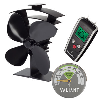 Valiant Premium Iv Stove Fan, Magnetic Thermometer And Moisture Meter - image 1