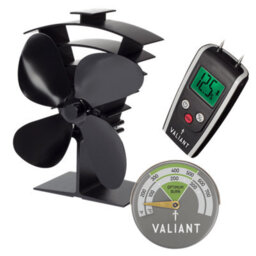 Valiant Premium Iv Stove Fan, Magnetic Thermometer And Moisture Meter - thumbnail 1