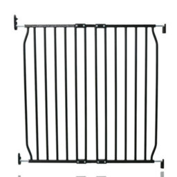Bettacare Screw Fit Metal Dog Gate, Black, 80Cm - 90Cm