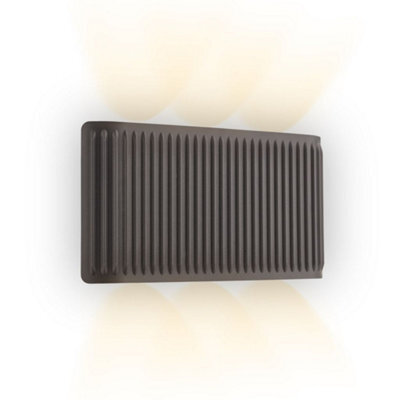 Briloner Black Wall Light Led Rechargeable Cordless 150Lm Up And Down 2700K Hallway Bedroom 175X90X45mm - image 1
