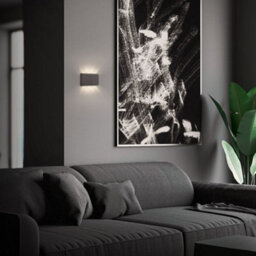 Briloner Black Wall Light Led Rechargeable Cordless 150Lm Up And Down 2700K Hallway Bedroom 175X90X45mm - thumbnail 7