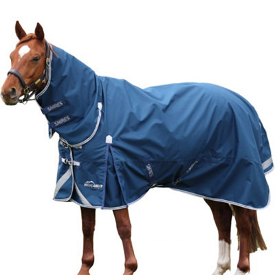 "Highlander Combo Neck 50G Horse Turnout Rug Ocean (7 2"")" - image 1