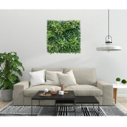 Artificial Plant Flower Living Wall Panels Realistic - Greenwheat - Indoor / Outdoor - 1M X 1M - Home, Garden, Office - thumbnail 7