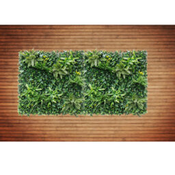 Artificial Plant Flower Living Wall Panels Realistic - Greenwheat - Indoor / Outdoor - 1M X 1M - Home, Garden, Office - thumbnail 8