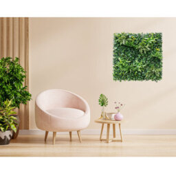 Artificial Plant Flower Living Wall Panels Realistic - Greenwheat - Indoor / Outdoor - 1M X 1M - Home, Garden, Office - thumbnail 9