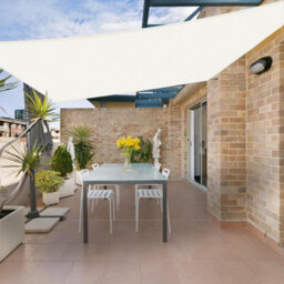 Beige 2X4M Rectangular Shade Sail 95% Uv Protection Waterproof - thumbnail 1