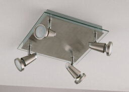 Luminosa Lighting Luminosa Spot Led 4 Light Adjustable Spotlight Clusters Nickel 400Lm 2700K 26X26X12Cm - thumbnail 3