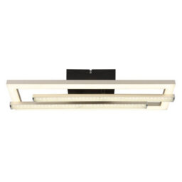 Luminosa Lighting Luminosa Highway Integrated Led Semi Flush Ceiling Light Matt Silver 2X Led 4000K - thumbnail 3