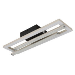 Luminosa Lighting Luminosa Highway Integrated Led Semi Flush Ceiling Light Matt Silver 2X Led 4000K - thumbnail 2